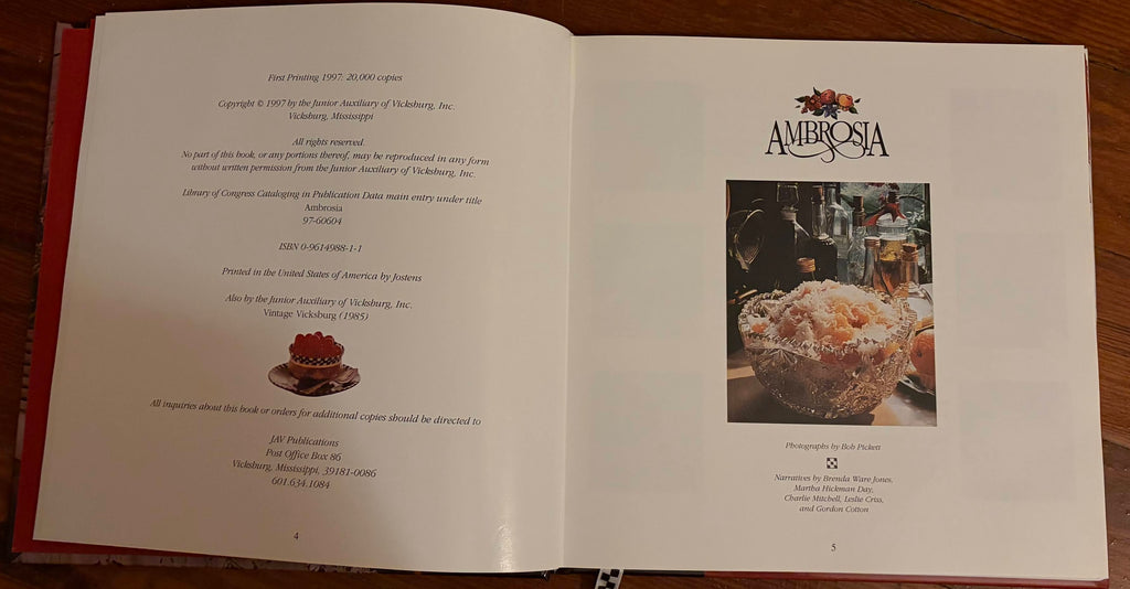 Ambrosia: A Deep South Mixture of Homes Recipes & History