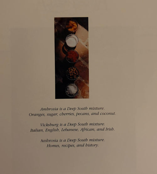 Ambrosia: A Deep South Mixture of Homes Recipes & History