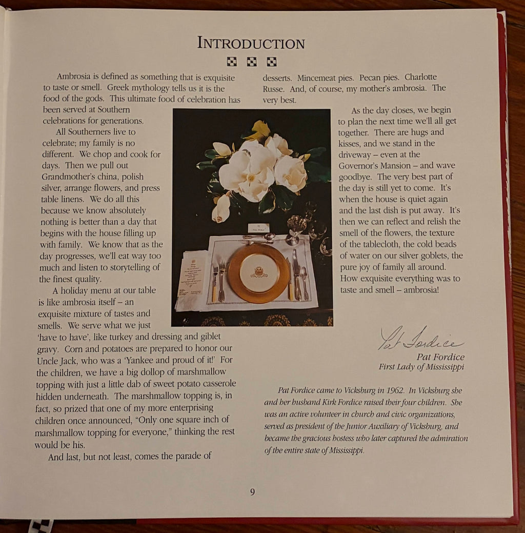 Ambrosia: A Deep South Mixture of Homes Recipes & History