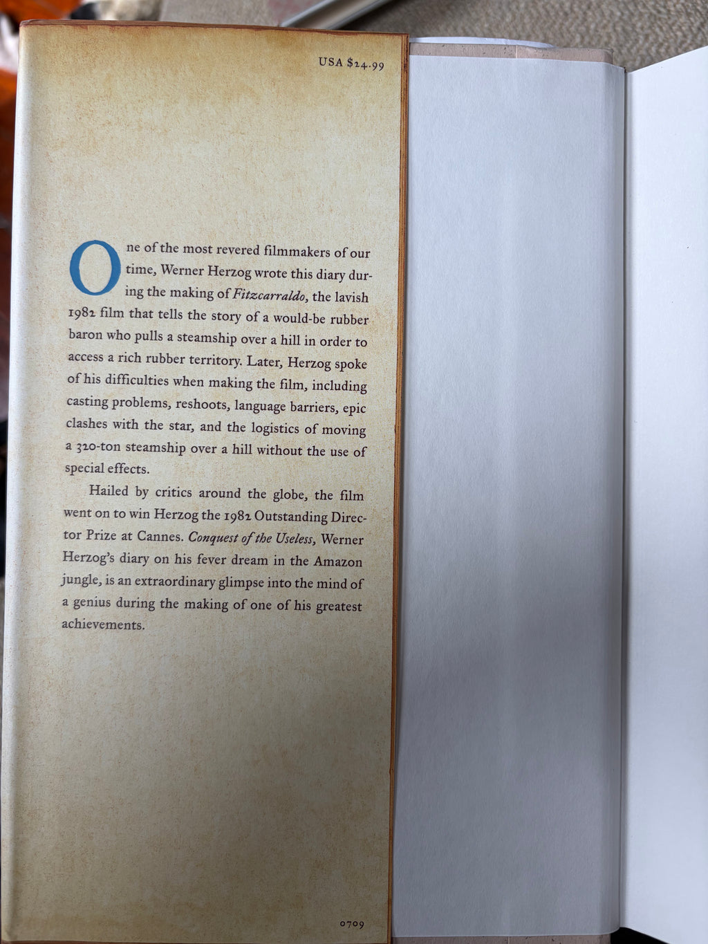 Conquest of the Useless by Werner Herzog - signed!